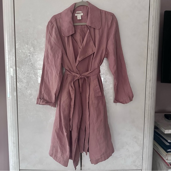 Catherine Malandrino Jackets & Blazers - Catherine Malandrino Pink Trench Coat